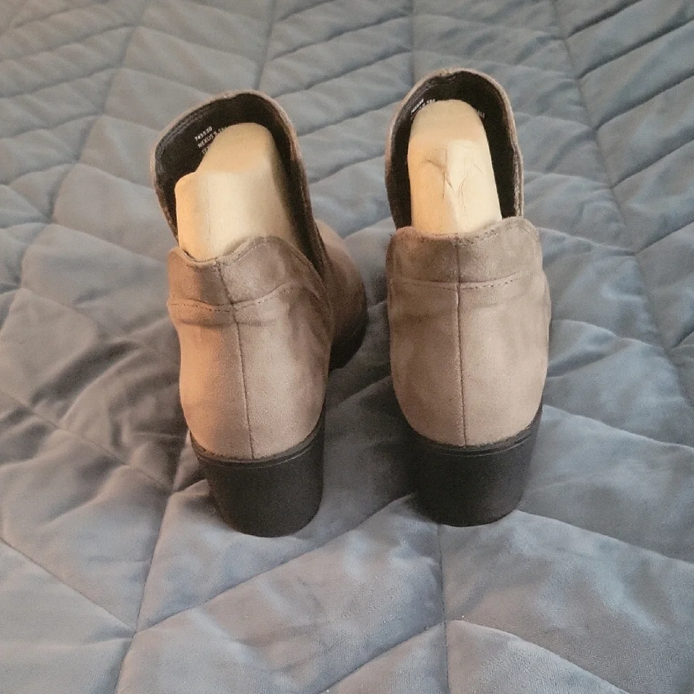 Women's Taupe Ankle Boots - Picture 6 of 9